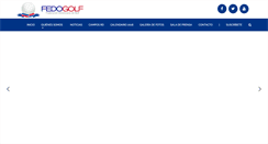 Desktop Screenshot of fedogolf.org.do